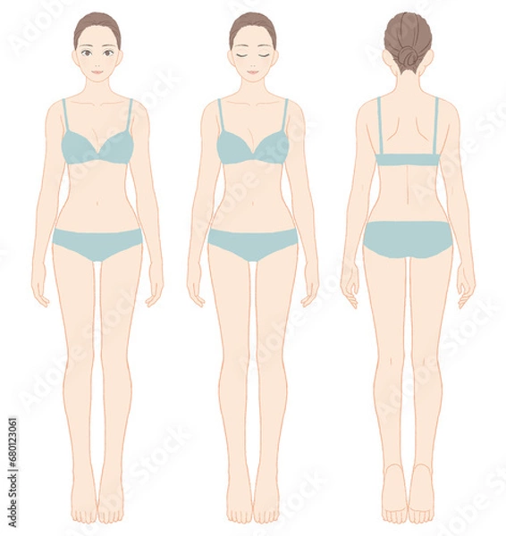 Obraz 美意識の高い女性 セット