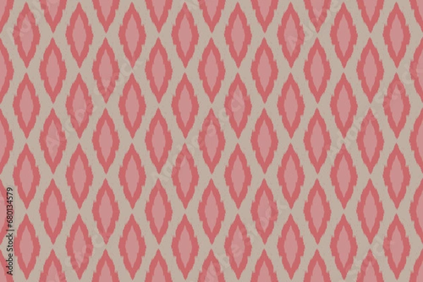 Fototapeta ethnic pattern design, repeat and seamless, geometric and floral element for textile.