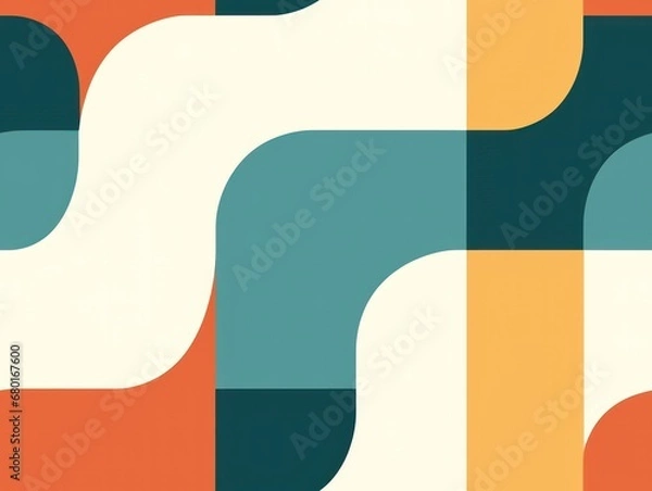 Fototapeta seamless pattern template abstract minimal