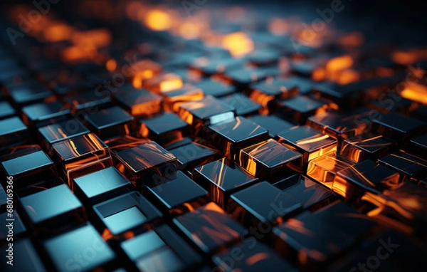 Obraz geometric dimensional surface background