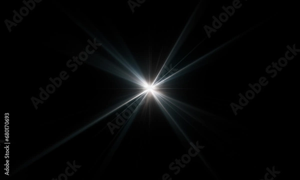 Fototapeta PSD Light flare, Glowing light explodes. Light effect. ray. shining sun, bright flash.