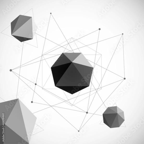 Fototapeta Abstract geometry background