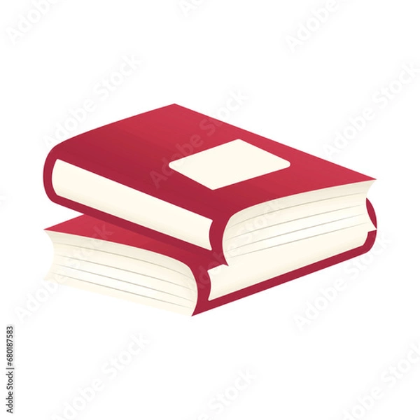 Fototapeta book stack illustration