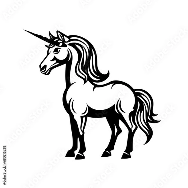 Fototapeta Enchanting Unicorn Vector Illustration