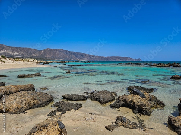 Fototapeta Plage sauvage en Crète