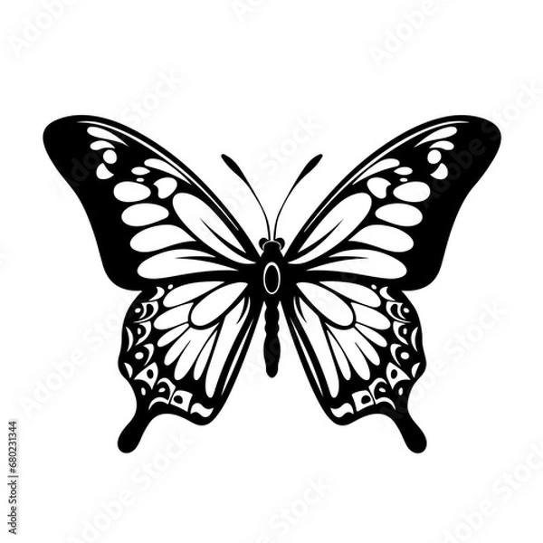 Fototapeta  Delicate Butterfly Vector Illustration