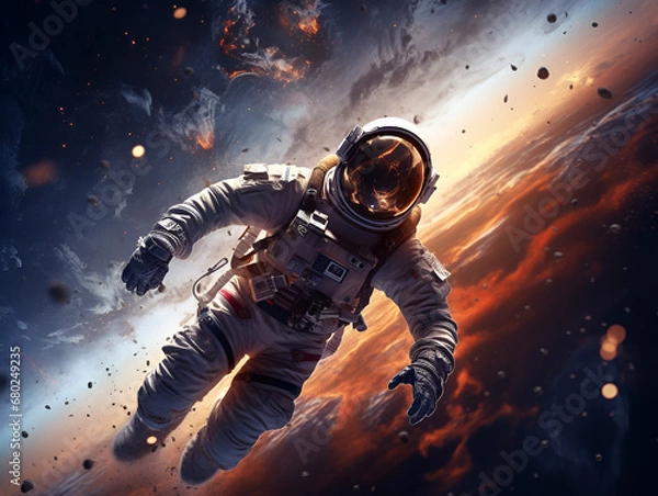 Obraz astronaut in space