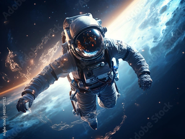 Obraz astronaut in space