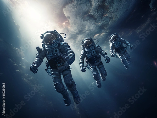 Obraz astronauts in space