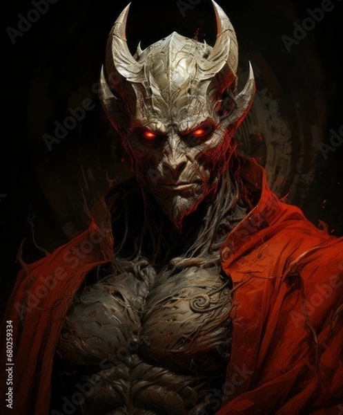 Fototapeta portrait of the devil
