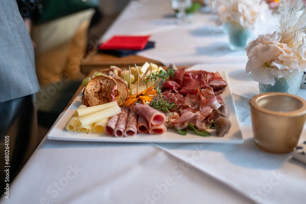 Fototapeta Schweizer Vesperplättli