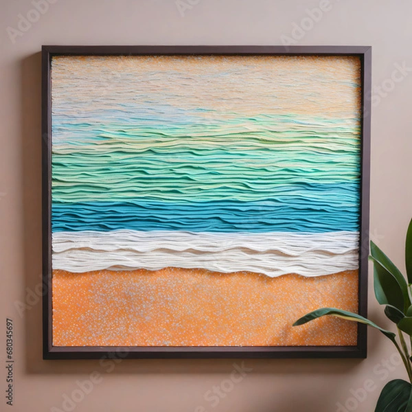 Obraz frame on the wall