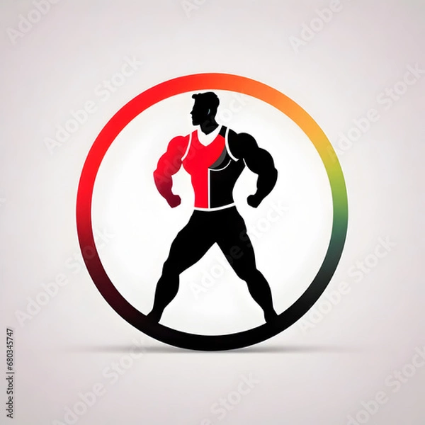 Obraz player silhouette illustration