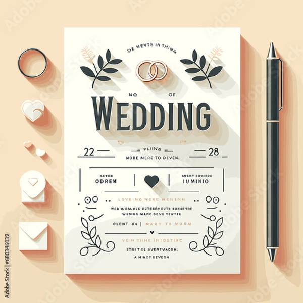 Obraz Beautiful wedding assets