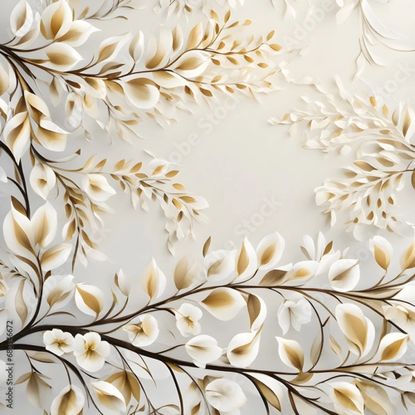 Obraz abstract floral background