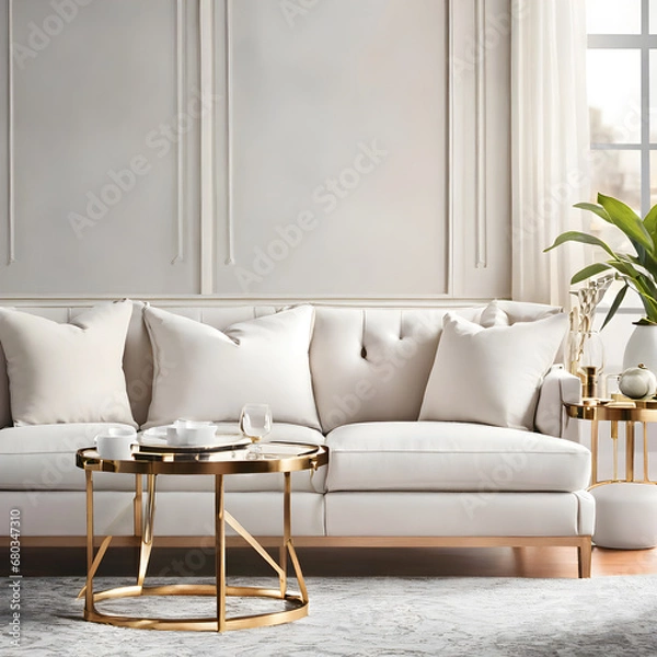 Obraz modern living room with sofa