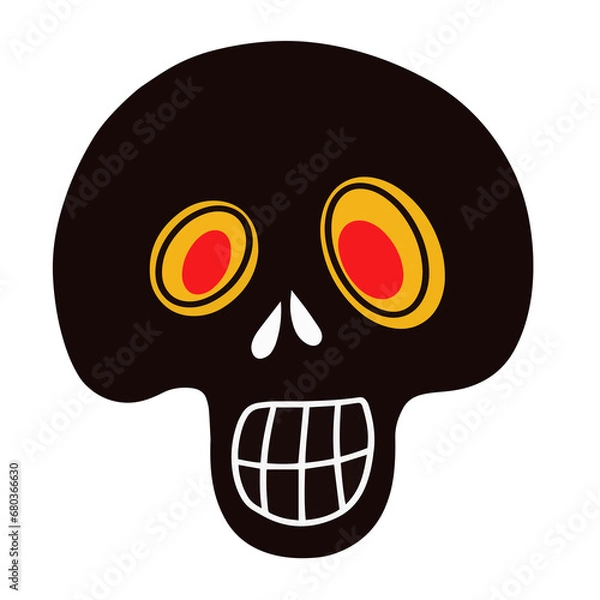 Fototapeta skull and crossbones