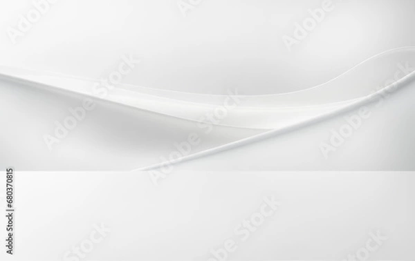 Fototapeta 白い曲線的な背景