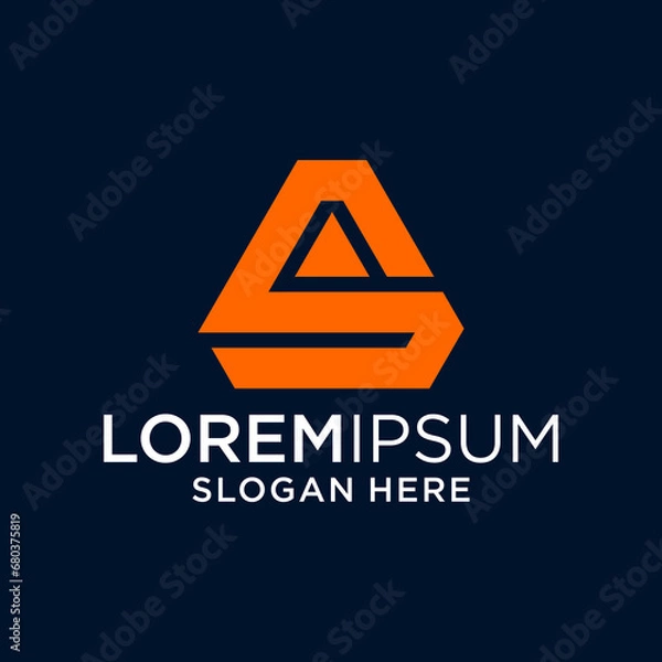 Fototapeta a s logo design