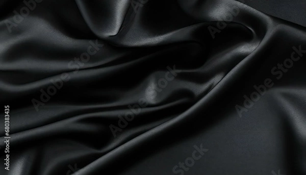 Obraz black satin background