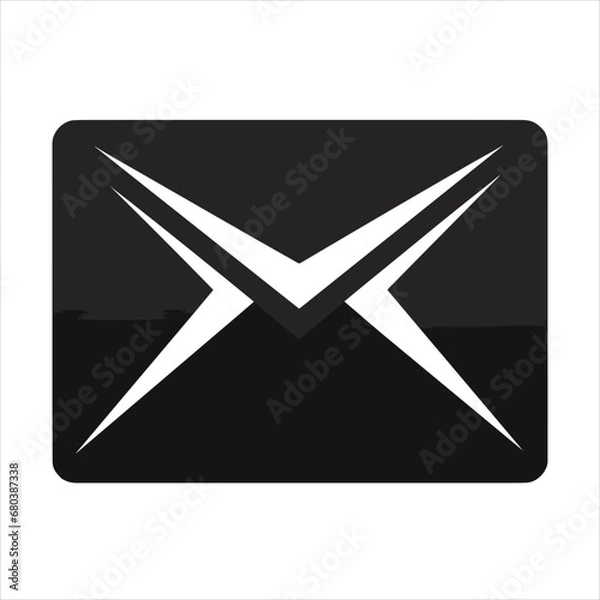 Fototapeta message icon vector