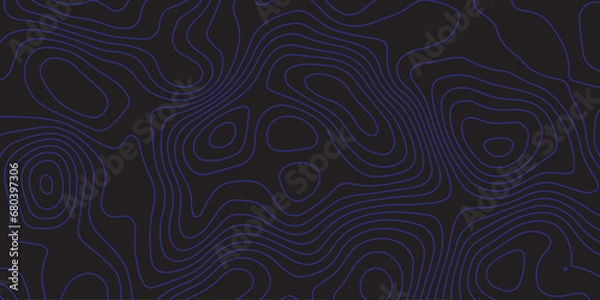 Obraz Abstract background of the topographic contours map with geographic line map .Imitation of a geographical mountain reliefs background .vector illustration of topographic line contour map design .