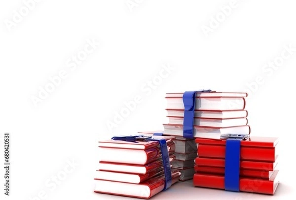 Obraz book.3-d visualization.