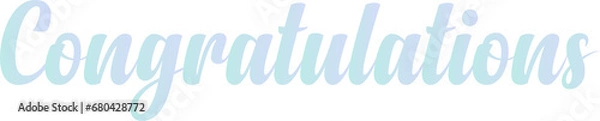 Obraz congratulations