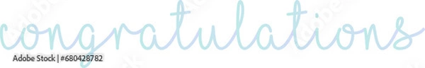 Obraz congratulations