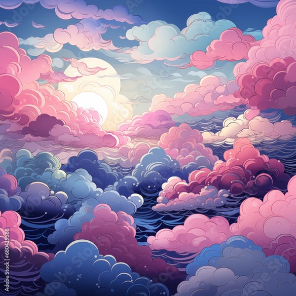 Obraz clouds in the sky