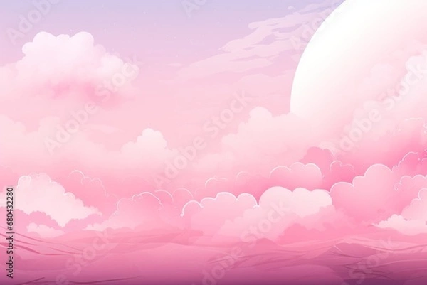 Obraz Pink Background with Copyspace