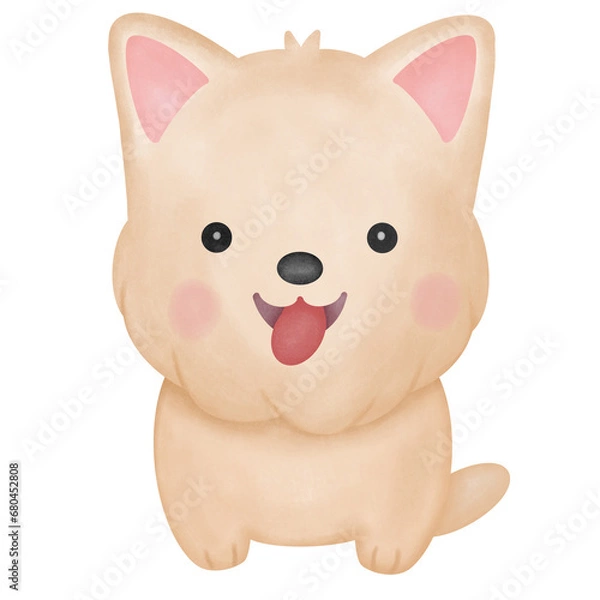 Obraz happy cute dog