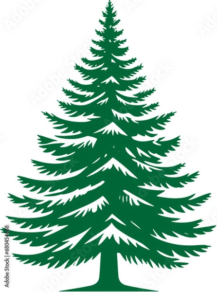 Obraz Christmas Tree Silhouette 6