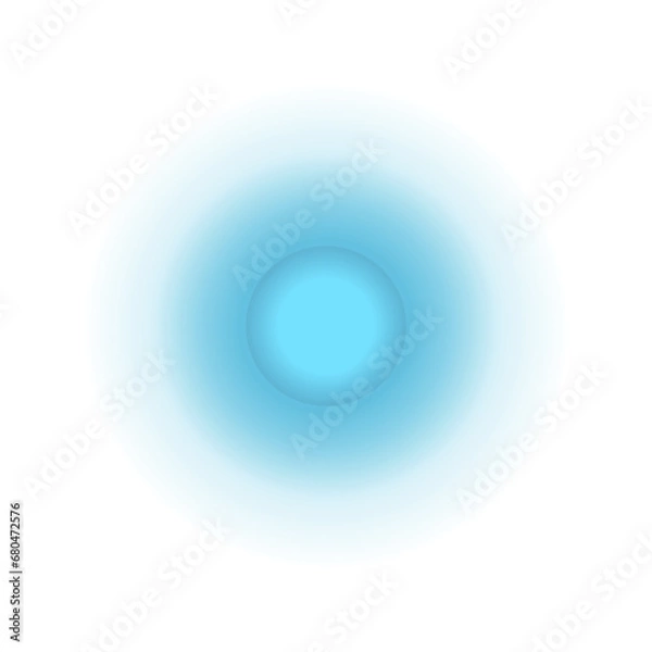 Fototapeta Blue and white rings. Sound wave wallpaper. Radio station signal. Circle spin vector background. Line texture.