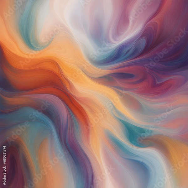 Fototapeta A mesmerizing abstract print