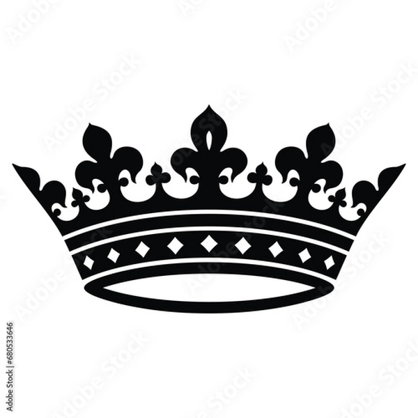 Fototapeta Stylish , fashionable  and awesome  King  and queen typography art and illustrator