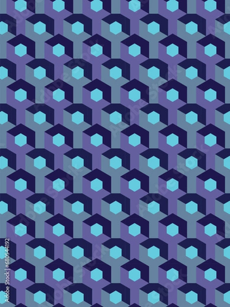 Obraz geometric pattern set