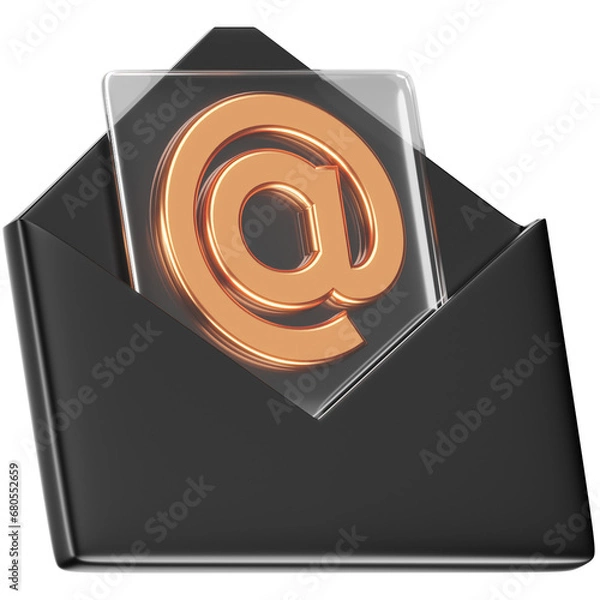 Fototapeta 3D Email Envelope Icon