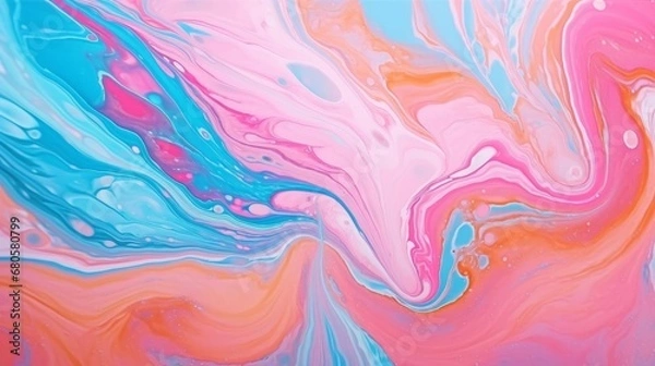 Fototapeta colored strokes of paint abstract background.