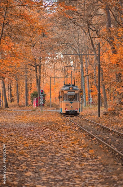 Obraz alte Straßenbahn