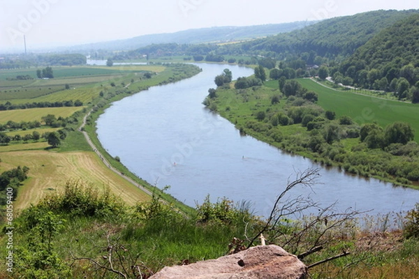 Obraz Boselblick auf die Elbe
