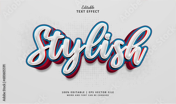 Fototapeta Stylish Editable Text Effect Style Script Graffiti Urban Art