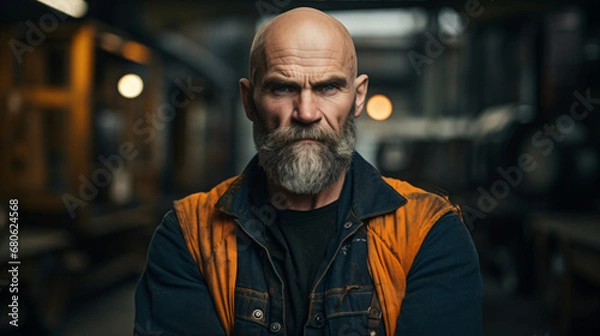 Obraz Portrait of a Working Class Man