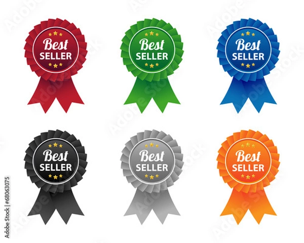 Obraz Best seller labels