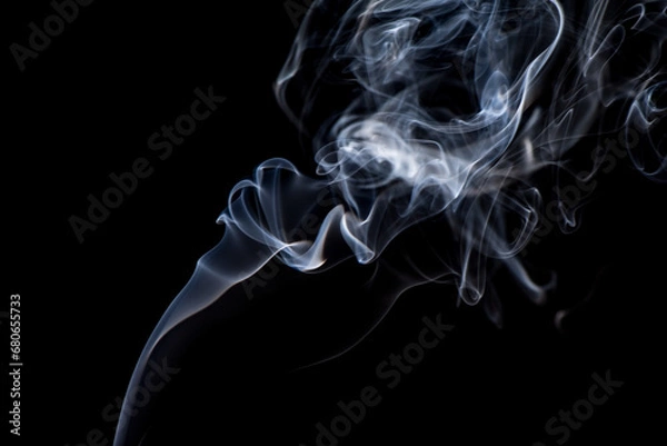 Obraz Wallpaper smoke background captured from incense stick.