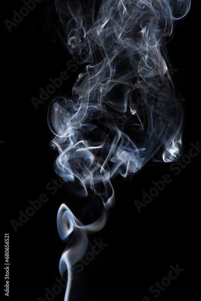 Obraz Wallpaper smoke background captured from incense stick.
