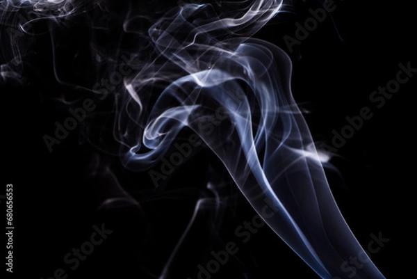 Obraz Wallpaper smoke background captured from incense stick.
