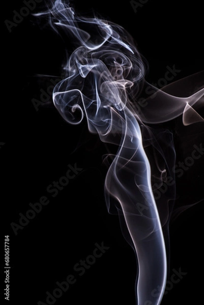Obraz Wallpaper smoke background captured from incense stick.