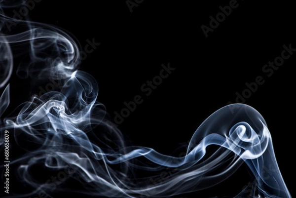Obraz Wallpaper smoke background captured from incense stick.