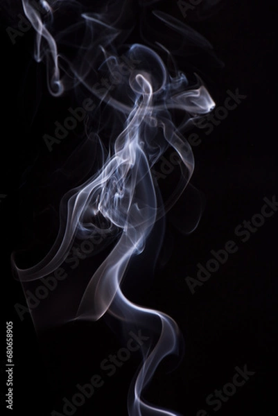 Obraz Wallpaper smoke background captured from incense stick.